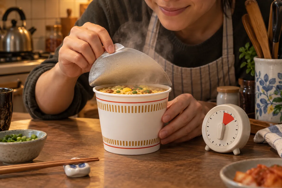 カップ麺のベスト開封タイミングを見抜ける。硬すぎず柔らかすぎない、ただそれだけの神業。