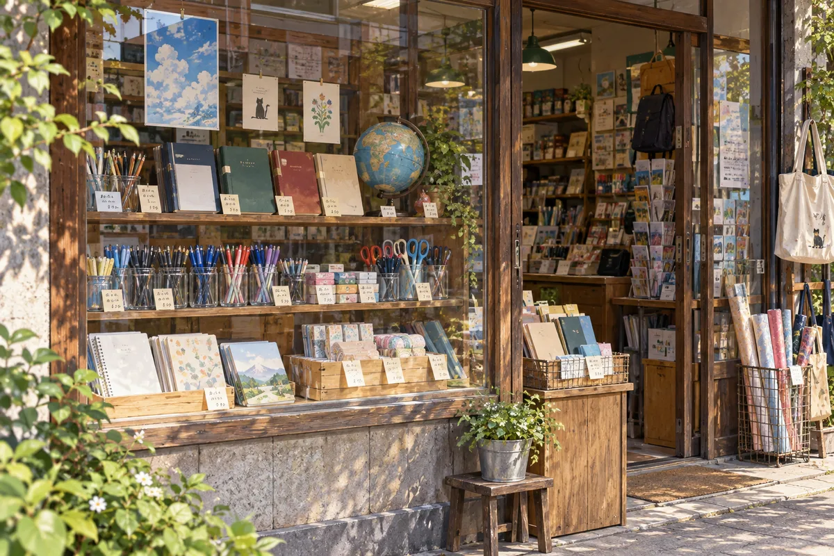 地元の人に愛されていた文房具店。進学や新学期のたびに寄った気がする、町のインフラ。
