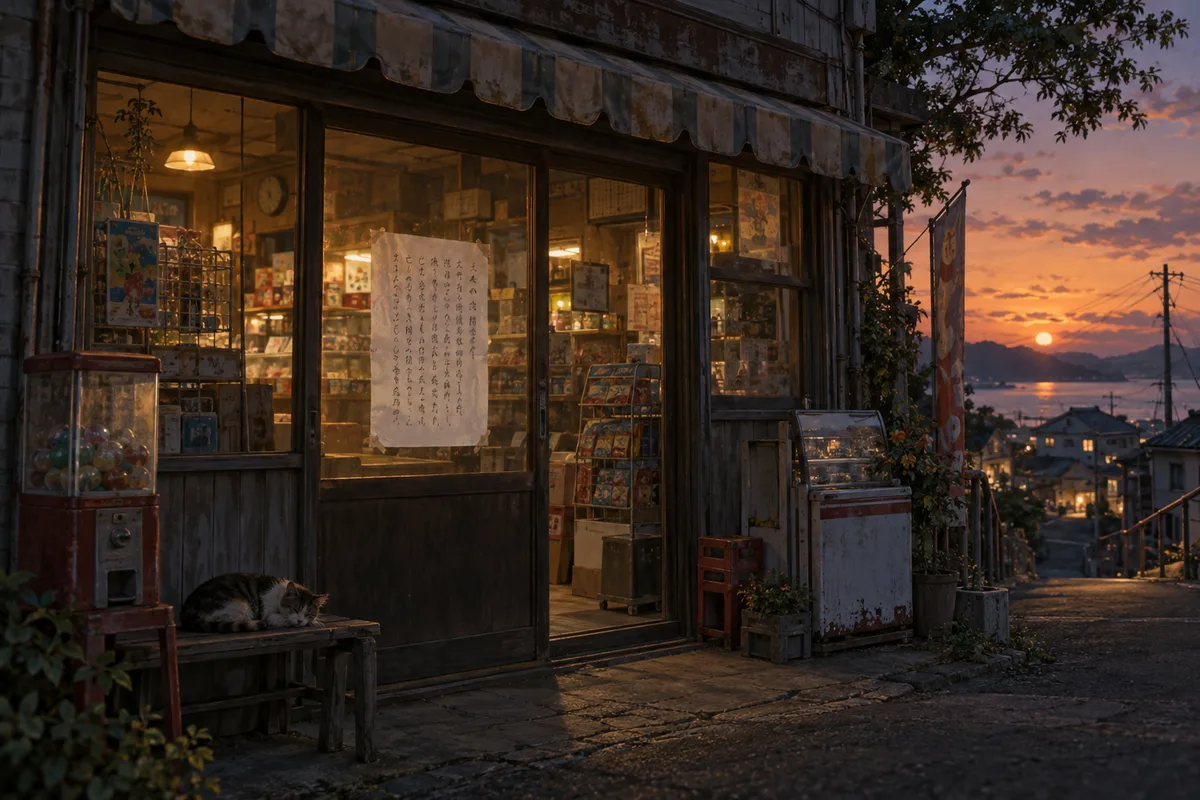 閉店してしまった架空の店展の展示イメージ