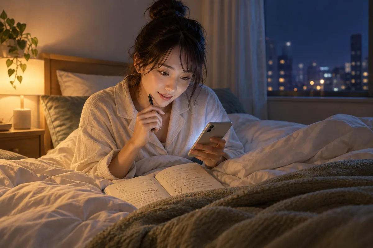 夜中の「これ、やろう」。眠る前が一番わくわくしてしまう。