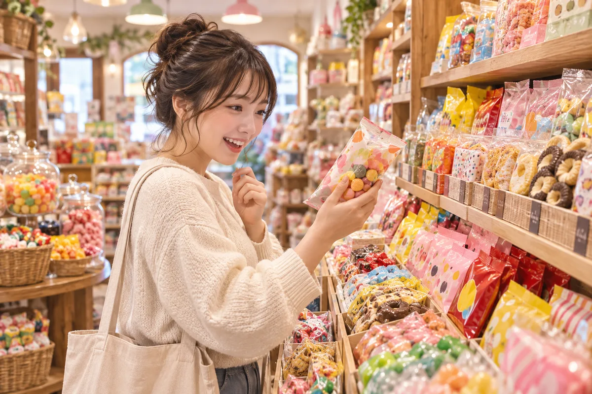 つい買ってしまうおやつ。理屈より気分。見て楽しいものにすぐ手が伸びる。