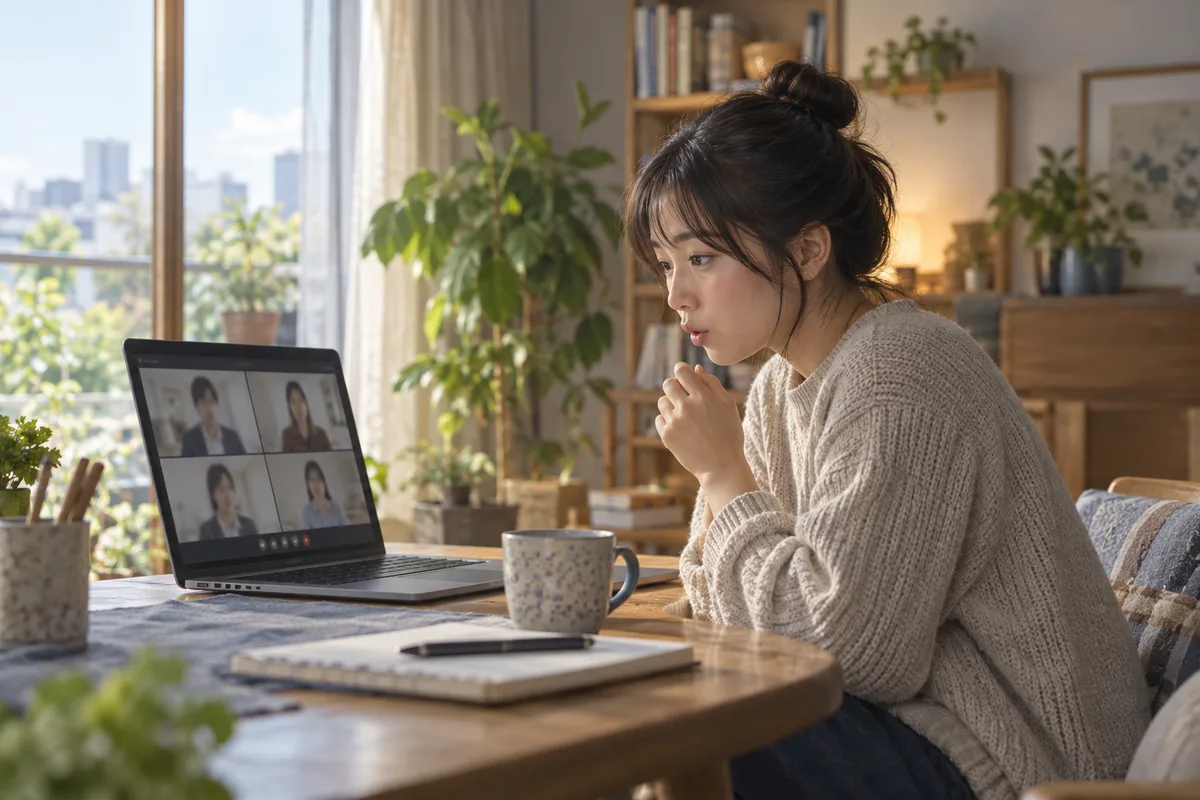 ミュート中だけ発生する独り言。誰にも聞こえないからこそ、全部声に出る時間がある。