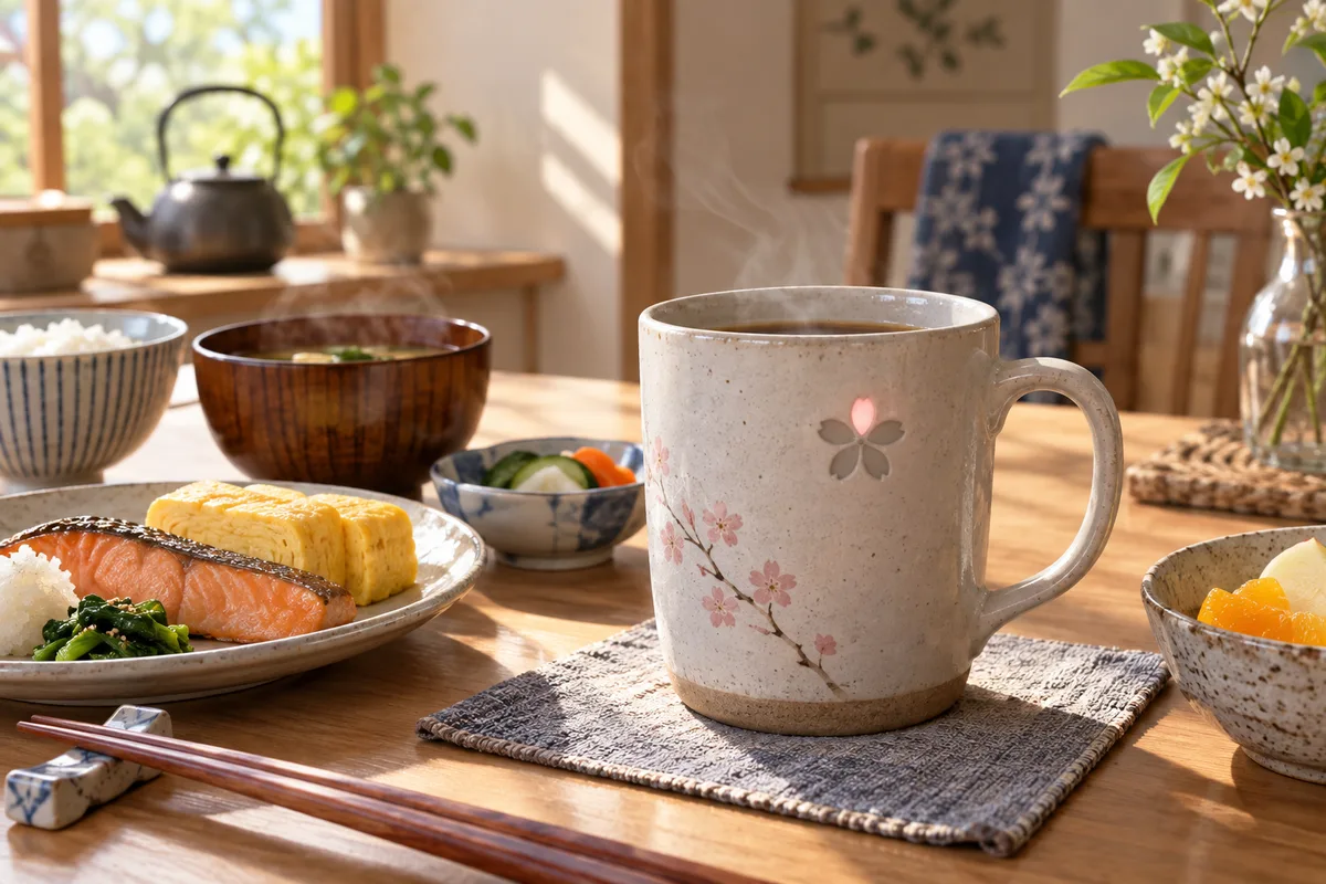 ちょうどいい温度になるまで待ってくれるカップ。熱すぎる一口を回避するためだけの、ささやかな知性。